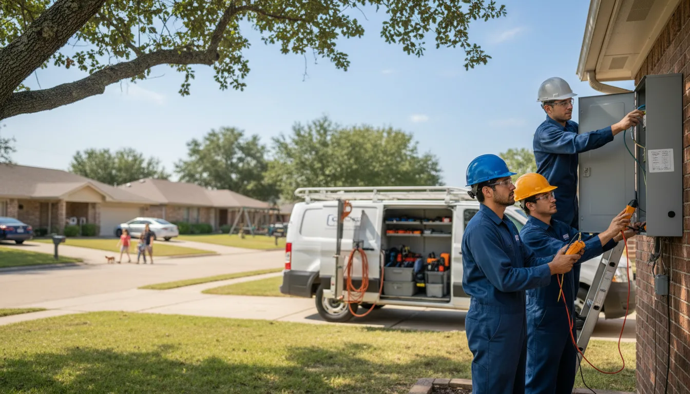 Certified electrician providing emergency electrical services in West Monroe, LA